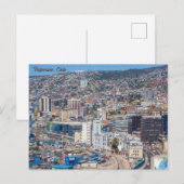 Valparaiso, Chile, Stad Uitzicht Briefkaart (Voorkant / Achterkant)