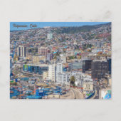 Valparaiso, Chile, Stad Uitzicht Briefkaart (Voorkant)
