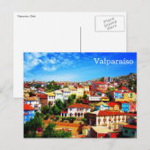 valparaíso chili briefkaart (Voorkant / Achterkant)
