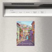 Valparaiso Chili Briefkaart Waterverf Magneet (Insitu (Vaatwasser))