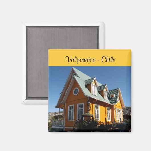 Valparaíso - Chili Magneet (Voorkant / Achterkant)