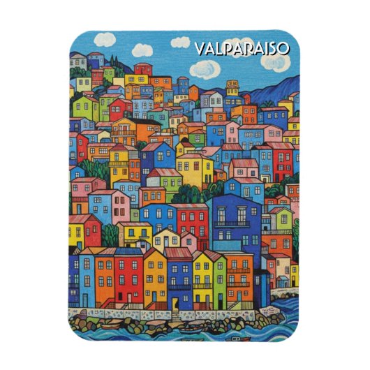 Valparaiso Chili Magneet (Verticaal)