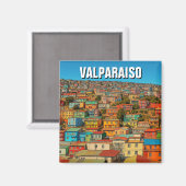 Valparaiso Chili Magneet (Voorkant / Achterkant)