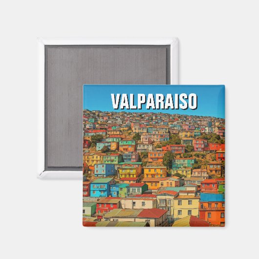 Valparaiso Chili Magneet (Voorkant / Achterkant)