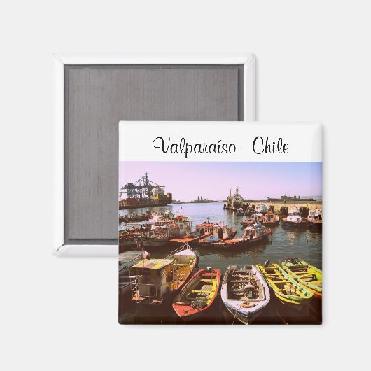Valparaíso - Chili Magneet (Voorkant / Achterkant)