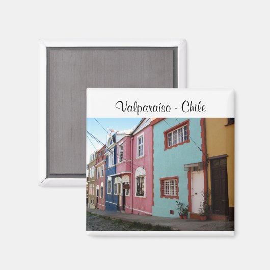 Valparaíso - Chili Magneet (Voorkant / Achterkant)
