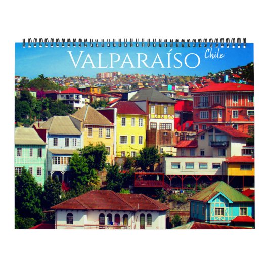valparaíso chilië 2026 groot kalender (Hoes)