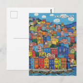 Valparaiso Chilië Briefkaart (Voorkant / Achterkant)