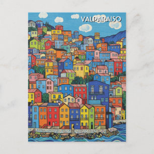 Valparaiso Chilië Briefkaart