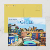 Valparaiso Chilië Briefkaart (Voorkant / Achterkant)