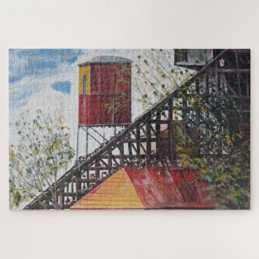 valparaiso funiculaire kunst legpuzzel (Horizontaal)
