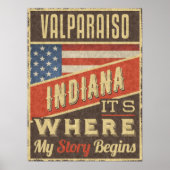 Valparaiso Indiana Poster (Voorkant)