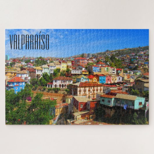 valparaiso-kleuren legpuzzel (Horizontaal)