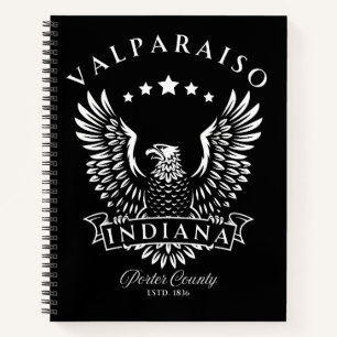 Valparaiso Porter County Indiana Antieke Adelaar Notitieboek