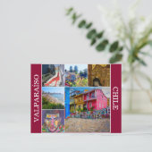 valparaíso scènes briefkaart (Staand voorkant)