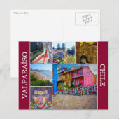 valparaíso scènes briefkaart (Voorkant / Achterkant)
