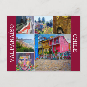 valparaíso scènes briefkaart