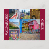 valparaíso scènes briefkaart (Voorkant)