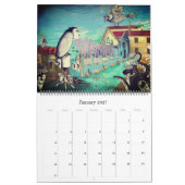 Valparaíso-straatkunst 2027 groot kalender (Jan 2027)