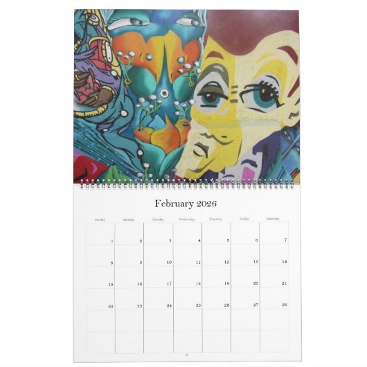 Valparaíso Street Art 2026 Groot Kalender (Feb 2026)