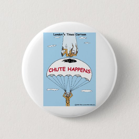 Valpartij Grappige Cadeaus & Verzamelobjecten Ronde Button 5,7 Cm (Voorkant)