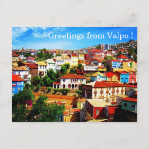 valpo chile briefkaart