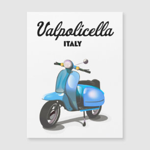 Valpolicella Italië Scooter poster Kunstprint Magn