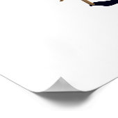 Valras-Plage France strandreisposter. Poster (Hoek)