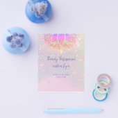 ・vals glitter on vervalholographic effect flyer (Enkel)