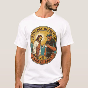 Vals ID in beslag genomen Boze uitsmijter Club Fee T-shirt