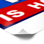 Vals Nieuws Perfect Poster (Hoek)