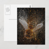 Valse bijen zijn Magisch Briefkaart (Voorkant / Achterkant)