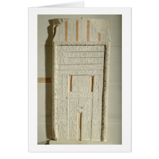 Valse deur van Sheshi, c.2300-2200 BC (geschilderd (Voorkant)