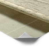 Valse deur van Sheshi, c.2300-2200 BC (geschilderd Poster (Hoek)