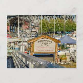 Valse Griekse Vancouver BC Briefkaart