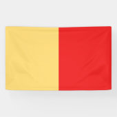 Valse Napels italiaans symbool napoli Spandoek (Horizontaal)