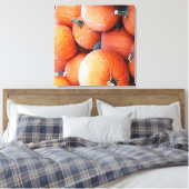 Valse pompoenstapel canvas afdruk (Insitu (Slaapkamer))