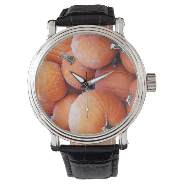 Valse pompoenstapel horloge (Voorkant)