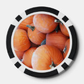 Valse pompoenstapel poker chips (Achterkant)