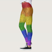 Valse regenbooggradiënt leggings (Links)