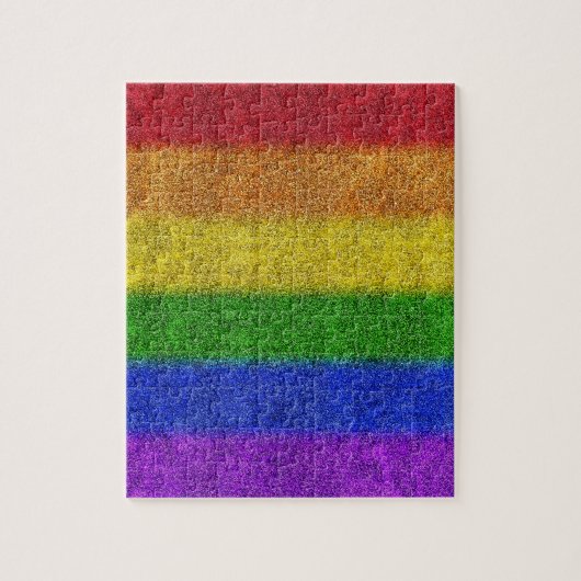 Valse regenbooggradiënt legpuzzel (Verticaal)