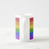 Valse regenbooggradiënt porselein kop (Achterkant)