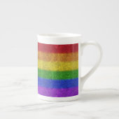 Valse regenbooggradiënt porselein kop (Rechts)