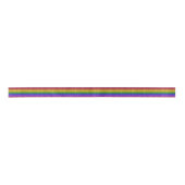 Valse regenbooggradiënt satijnen lint (Voorkant)