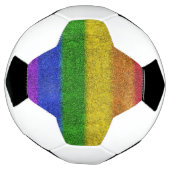 Valse regenbooggradiënt voetbal (Gedraaid)