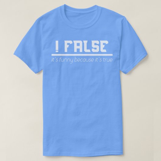 Valse zijn grappig omdat zijn ware programmering t-shirt (Design voorkant)