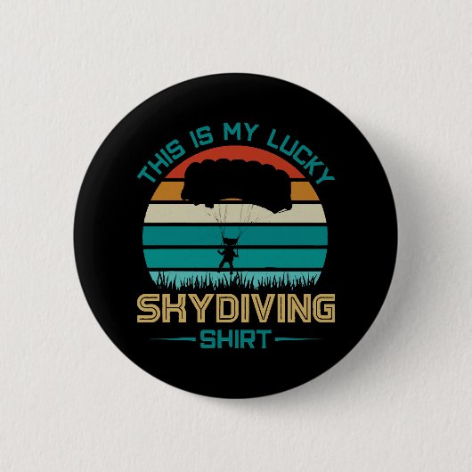 Valsschermspringersschool Portland Ronde Button 5,7 Cm (Voorkant)