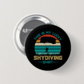 Valsschermspringersschool Portland Ronde Button 5,7 Cm (Voorkant /achterkant)