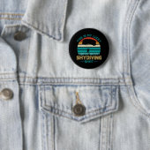 Valsschermspringersschool Portland Ronde Button 5,7 Cm (In situ)