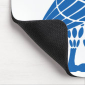 Valsymbool van gemeente Athene embleem owl bi Muismat (Hoek)